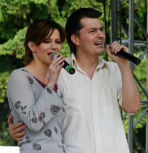 Lilla férjével, Homonnay Zsolttal (Fotó: Czank Szilvia)