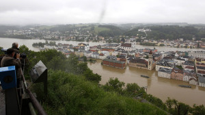 Passau hétfői látképe (Fotó: REUTERS/Michaela Rehle)