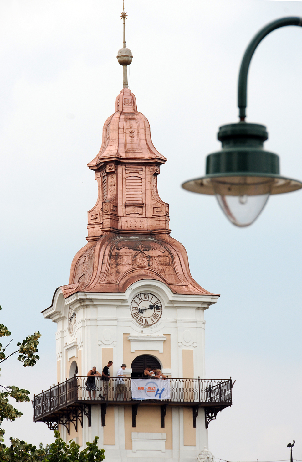Az Oros-haza Baráti Kör szervezésében az evangélikus templomtorony is nyitva állt június 22-én (Fotó: Kecskeméti Krisztina)
