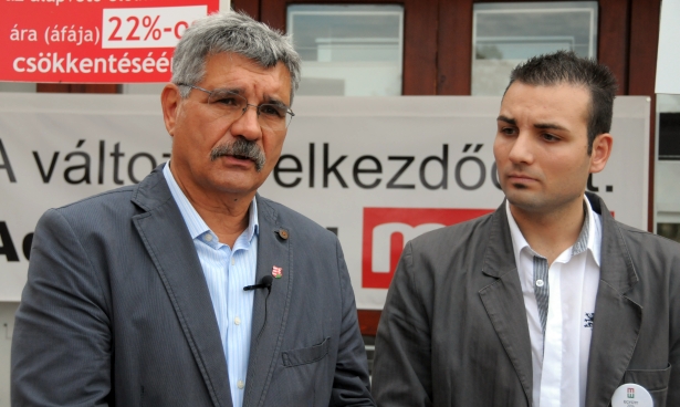 Varga Zoltán és Molnár József az ellenzéki összefogásról beszélt (Fotó: Melega Krisztián)