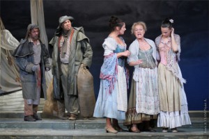 A​ Szarvasi Vízi Színházban látható​Goldoni: Chioggiai csetepaté című vígjátéka (Fotó: A-Team/Nyári A.)