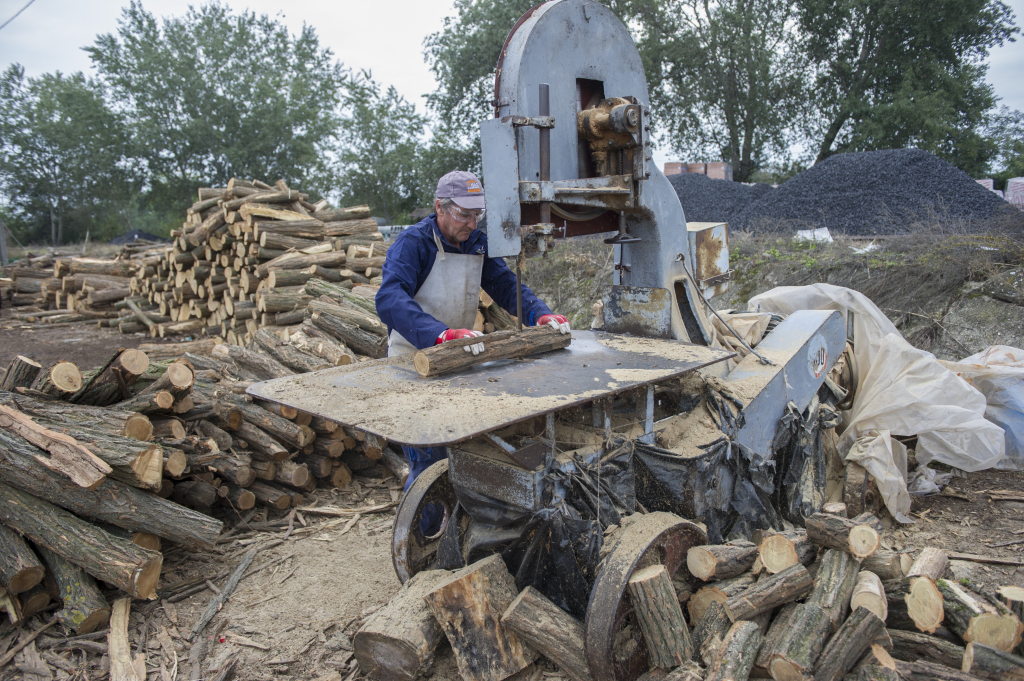 Tűzifa vagy szén - továbbra is sokan fűtenek ezekkel (Fotó: Rosta Tibor)