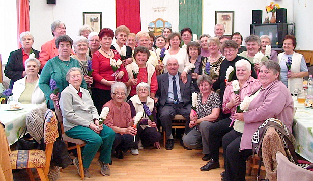 Az egyesület hölgytagjait köszöntötték nőnapon (Fotó: egyesület)