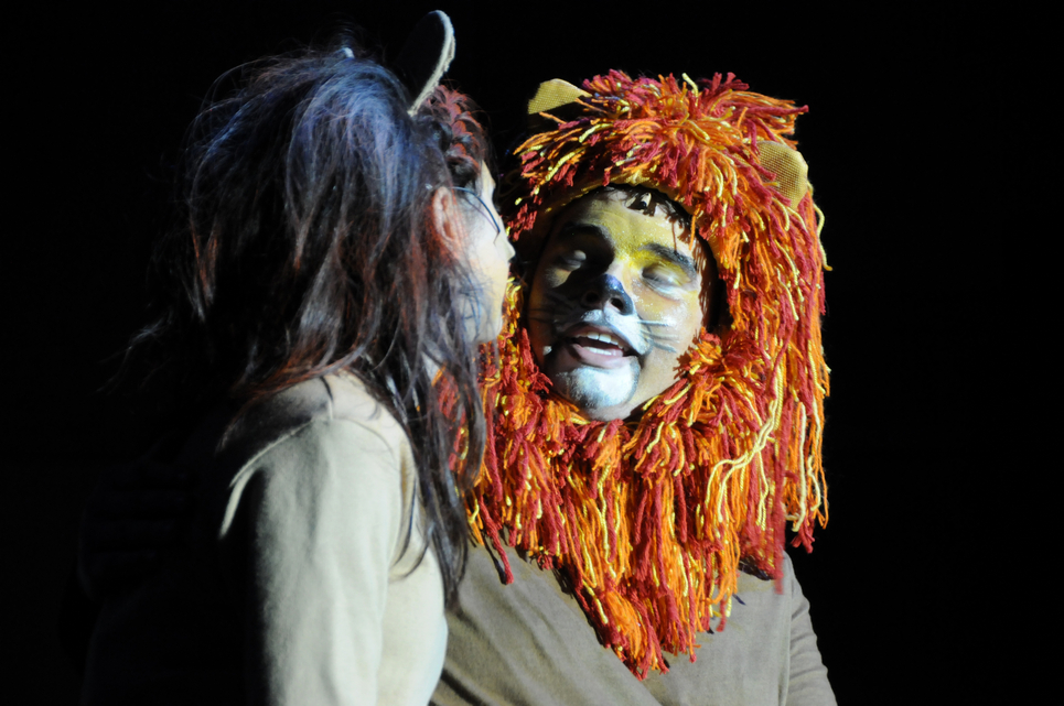 Mufasa, a király, Simba apjának szerepében Béres Bence (Fotó: Zavada Andrea)
