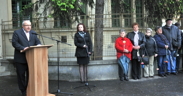 Dávid Zoltán polgármester kiemelte az akkori emberek szabadságvágyát (Fotó: Melega Krisztián)