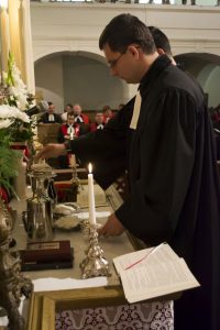 Az úrvacsora liturgiáját már ők végezték (Fotó: Forgó Imre)