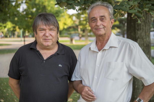 Két kiváló szakember a kamarában - Cseh István és Szabó Géza (Fotó: Rosta Tibor)