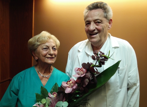 dr. Kovács Irén és dr. Grósz Miklós - rengeteg embert gyógyítottak meg 50 év alatt (Fotó: Melega Krisztián)