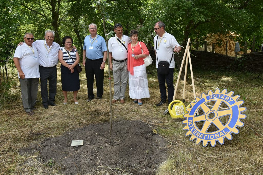 Az orosházi tagok is ültettek fát (Fotó: Rotary Club Orosháza) 