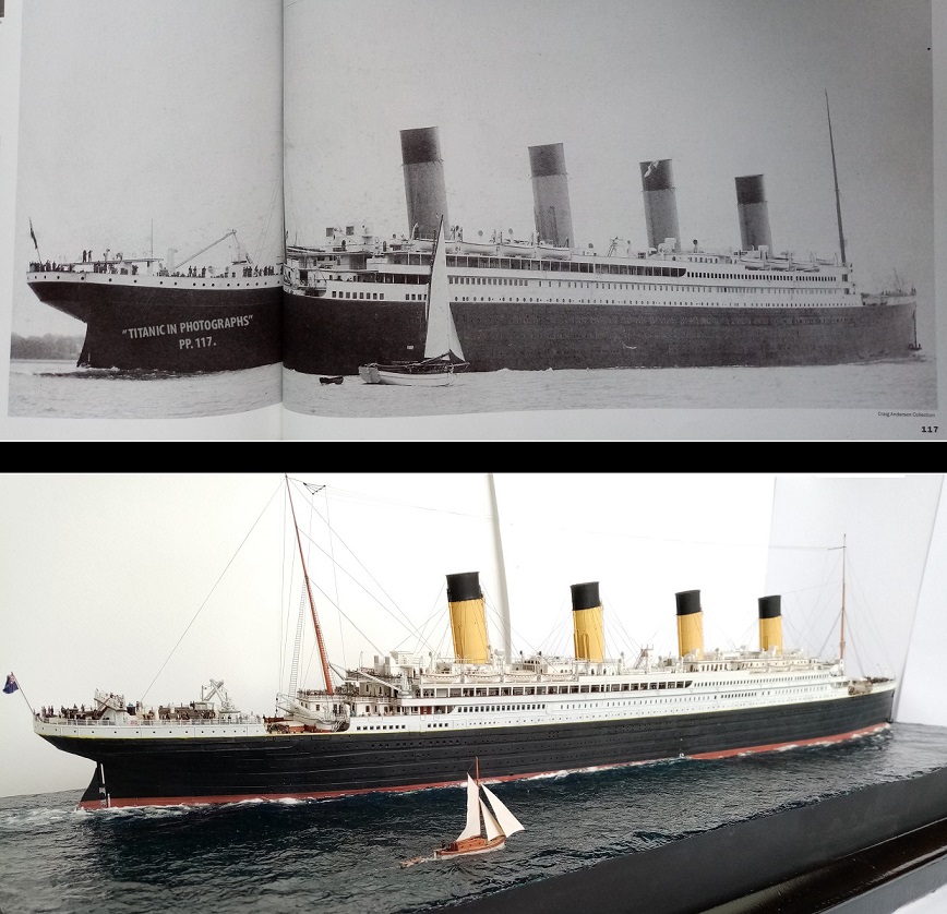 RMS Titanic [Trumpeter 1/200°] de panther - Page 15 Titanic-makett-1