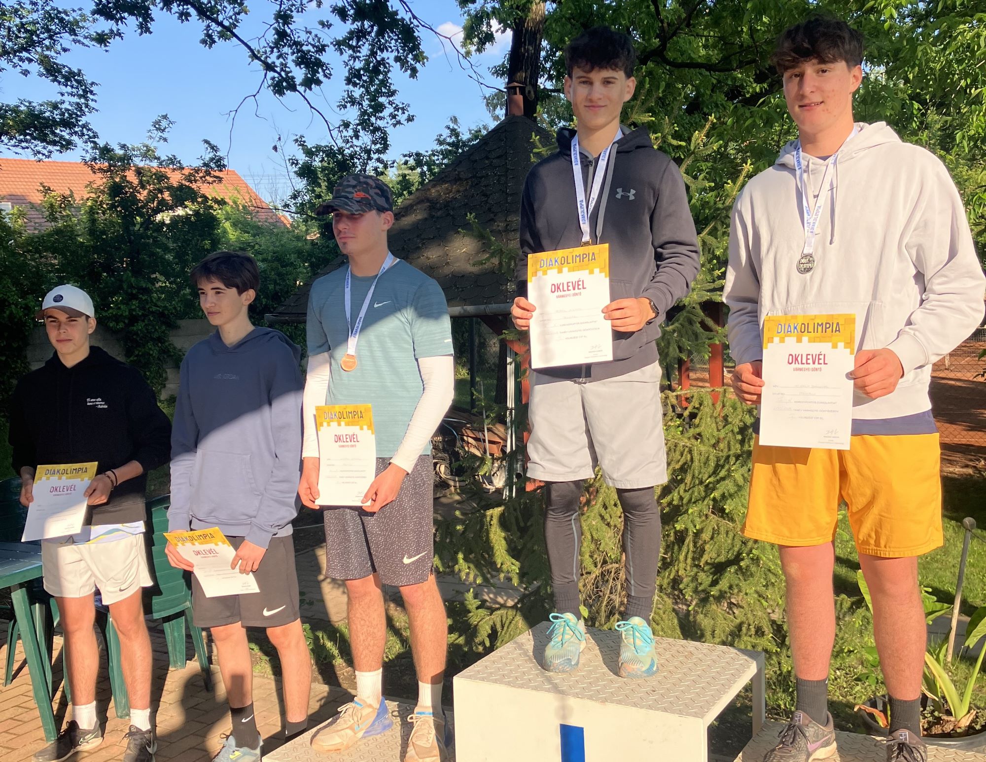 Winning several medals and appearing in the national finals – the record of OVTK tennis players at the Student Olympiad